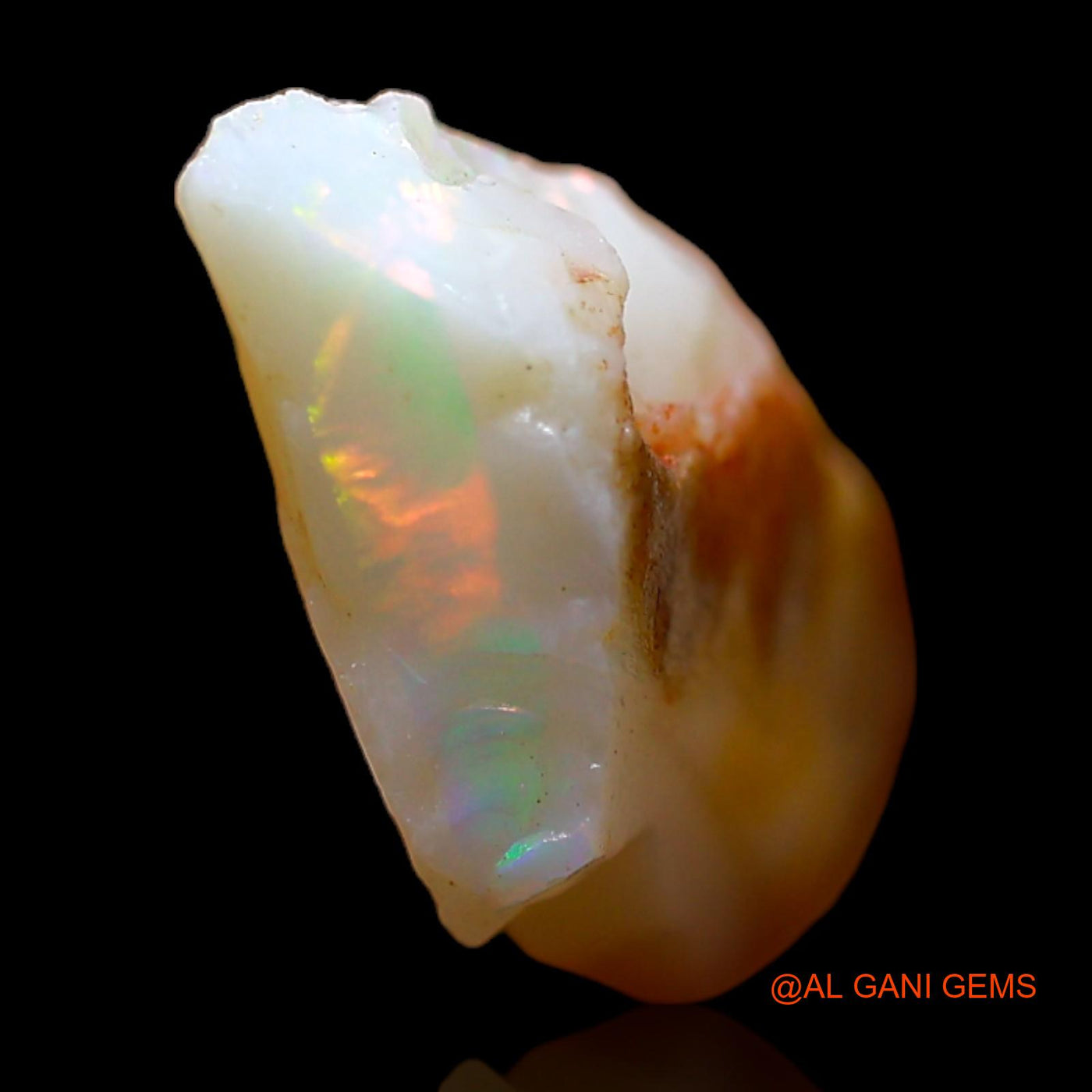 6.00 Cts Natural Australian Fire Opal Loose Gemstone Fancy Rough 21x11x6 mm RC-135