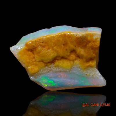 5.00 Cts Natural Australian Fire Opal Loose Gemstone Fancy Rough 18x13x3 mm RC-136