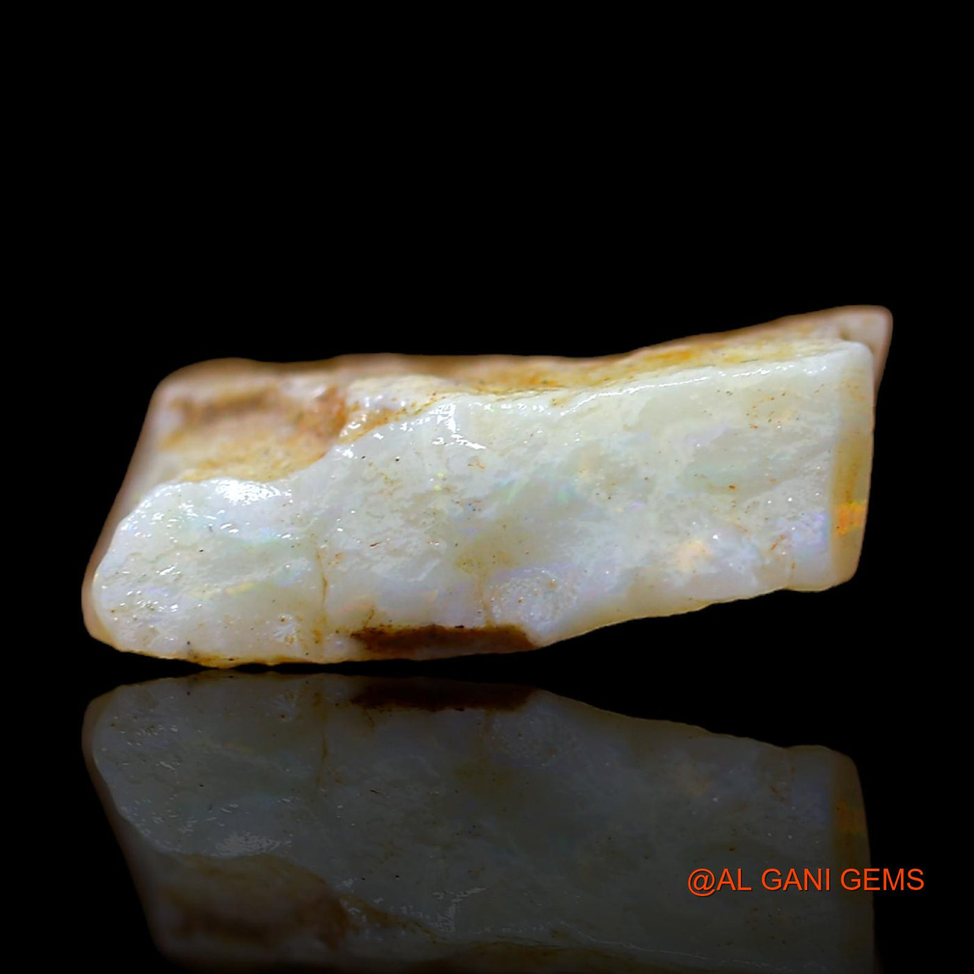 6.00 Cts Natural Australian Fire Opal Loose Gemstone Fancy Rough 16x12x5 mm RC-139