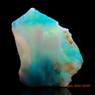 Natural Untreated Fire Opal Loose Gemstone Fancy Rough From Australia 15.00 Cts 34x26x3 mm RC-13