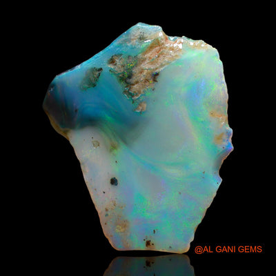 Natural Untreated Fire Opal Loose Gemstone Fancy Rough From Australia 15.00 Cts 34x26x3 mm RC-13