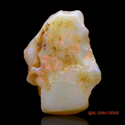 Natural Untreated Fire Opal Loose Gemstone Fancy Rough From Australia 5.00 Cts 18x13x4 mm RC-141
