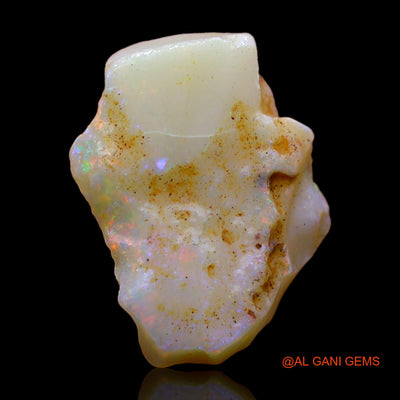 Natural Untreated Fire Opal Loose Gemstone Fancy Rough From Australia 5.00 Cts 18x13x4 mm RC-141