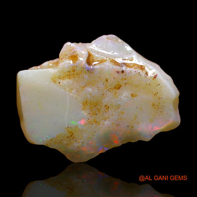Natural Untreated Fire Opal Loose Gemstone Fancy Rough From Australia 5.00 Cts 18x13x4 mm RC-141