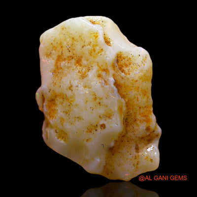 Natural Untreated Fire Opal Loose Gemstone Fancy Rough From Australia 5.00 Cts 18x13x4 mm RC-141