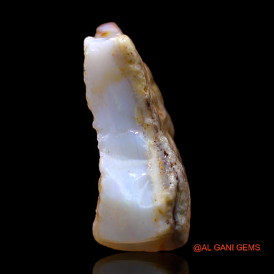 Natural Untreated Fire Opal Loose Gemstone Fancy Rough From Australia 7.00 Cts 15x12x6 mm RC-144