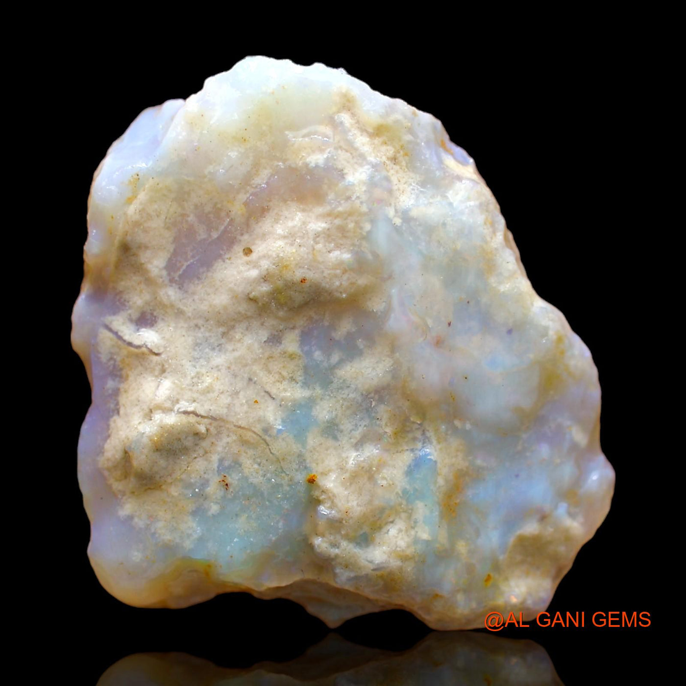 38.00 Cts Unheated Australian Fire Opal Loose Gemstone Fancy Rough Natural 31x27x9 mm RC-15