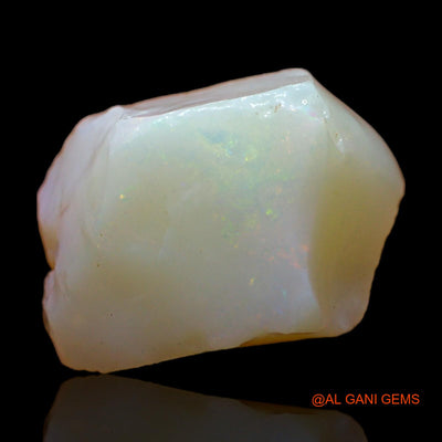 Natural Fire Opal Gemstone 6.00 Cts Loose Fancy Rough From Australia 14x9x7 mm RC-160