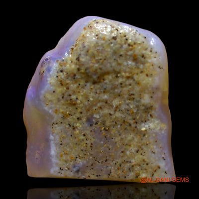Natural Fire Opal Gemstone 5.00 Cts Loose Fancy Rough From Australia 13x12x4 mm RC-161