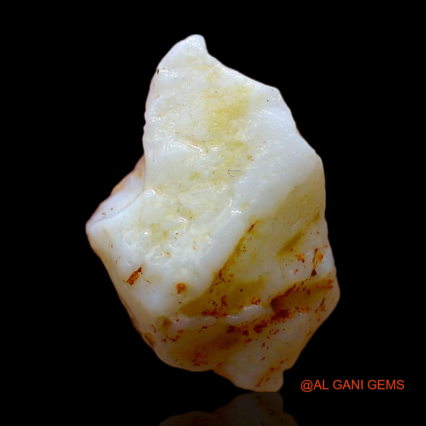 4.00 Cts Natural Australian Fire Opal Loose Gemstone Fancy Rough 16x11x5 mm RC-162