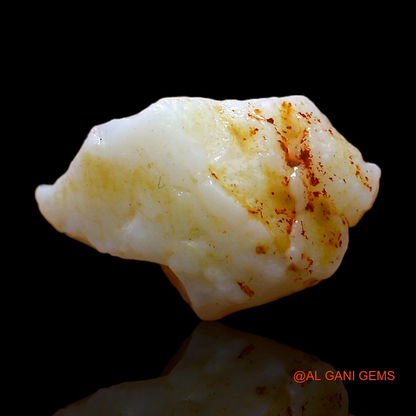 4.00 Cts Natural Australian Fire Opal Loose Gemstone Fancy Rough 16x11x5 mm RC-162