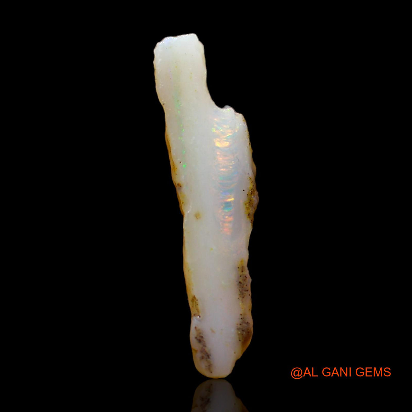 3.00 Cts Natural Australian Fire Opal Loose Gemstone Fancy Rough 20x7x4 mm RC-163