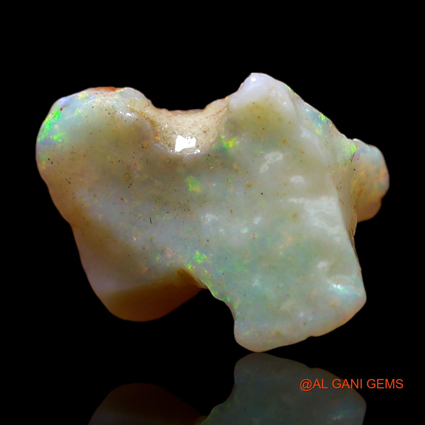 4.00 Cts Unheated Australian Fire Opal Loose Gemstone Fancy Rough Natural 13x11x6 mm RC-164