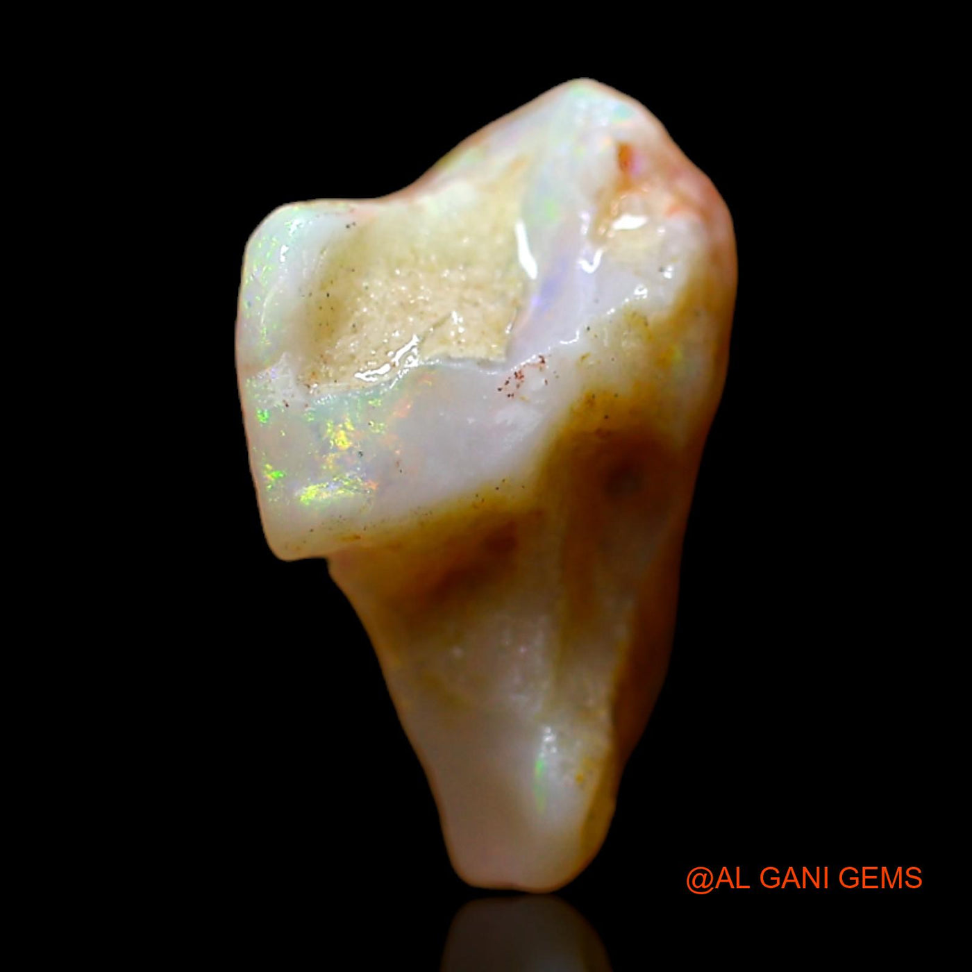 4.00 Cts Unheated Australian Fire Opal Loose Gemstone Fancy Rough Natural 13x11x6 mm RC-164