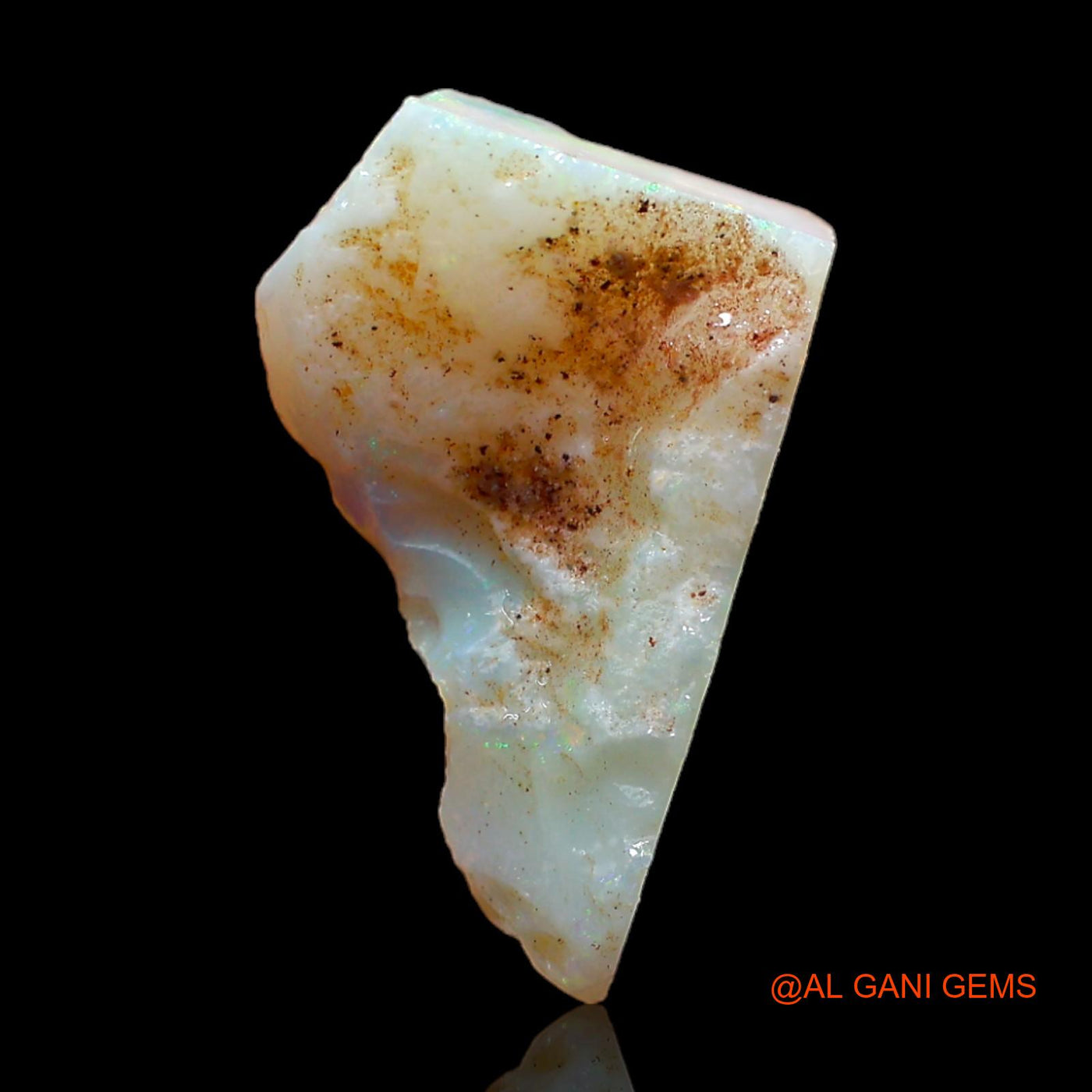 3.00 Cts Natural Australian Fire Opal Fancy Rough Loose Gemstone For Jewelry 15x10x4 mm RC-165