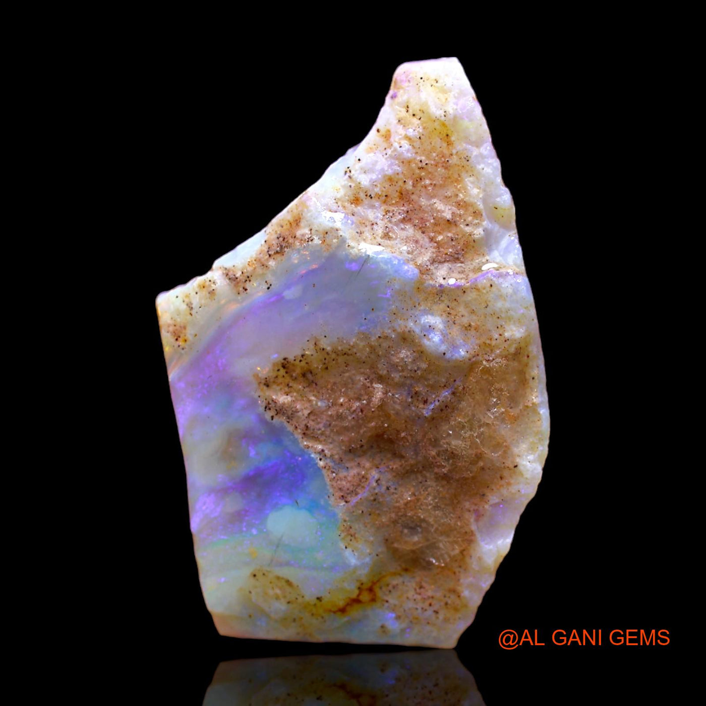 26.00 Cts Natural Australian Fire Opal Loose Gemstone Fancy Rough 34x22x6 mm RC-16