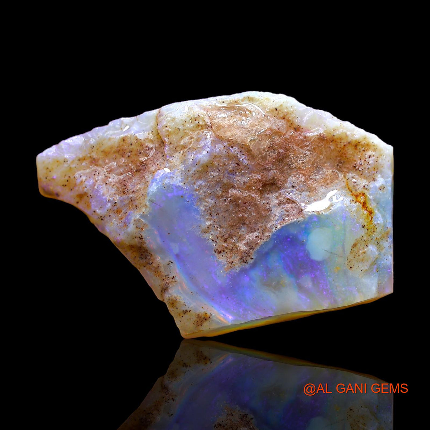 26.00 Cts Natural Australian Fire Opal Loose Gemstone Fancy Rough 34x22x6 mm RC-16