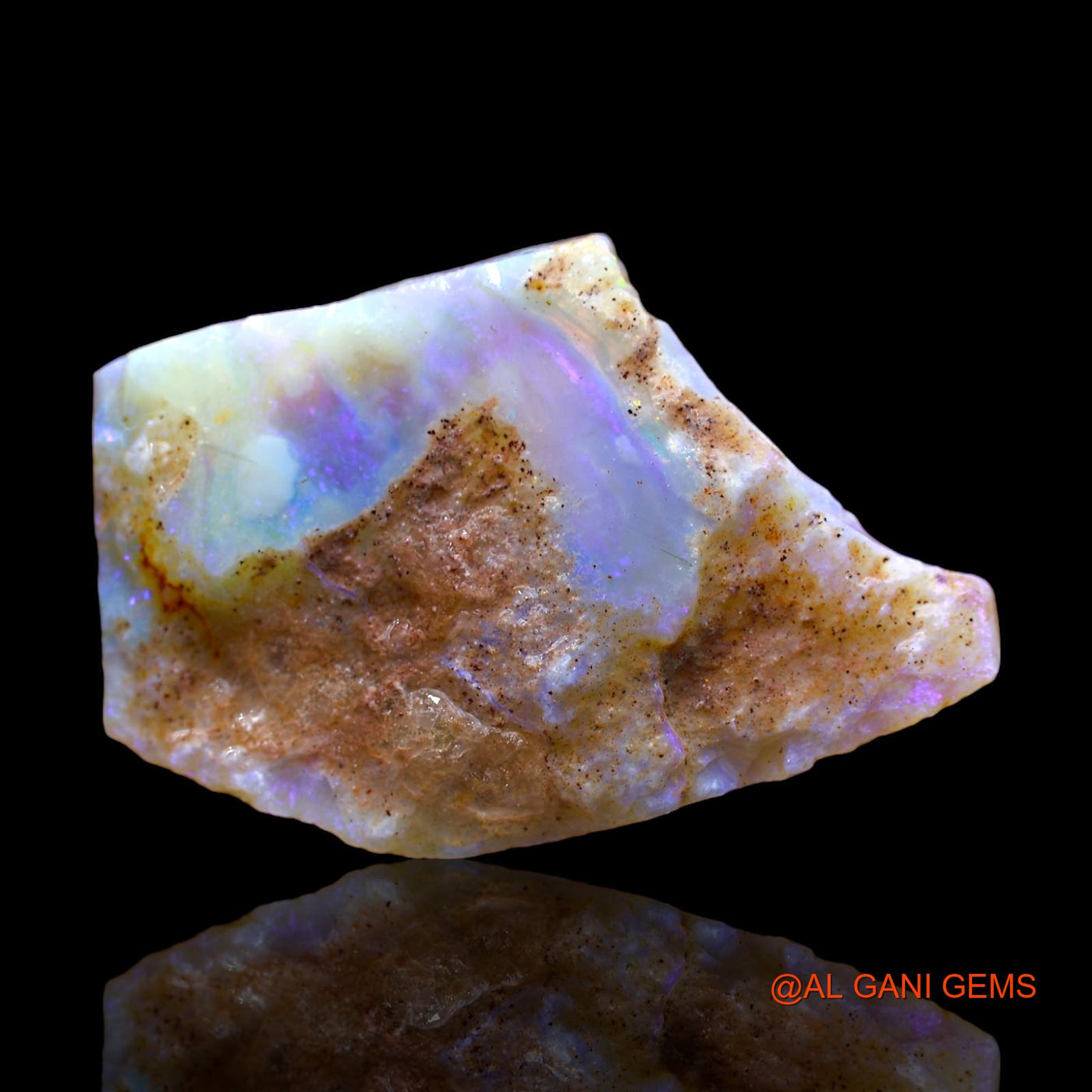 26.00 Cts Natural Australian Fire Opal Loose Gemstone Fancy Rough 34x22x6 mm RC-16