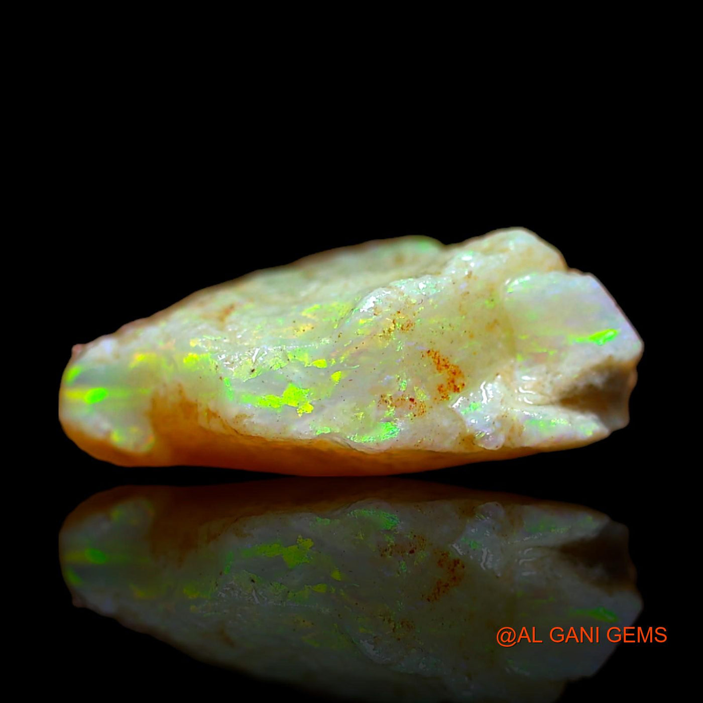 4.00 Cts Natural Australian Fire Opal Loose Gemstone Fancy Rough 13x9x5 mm RC-180