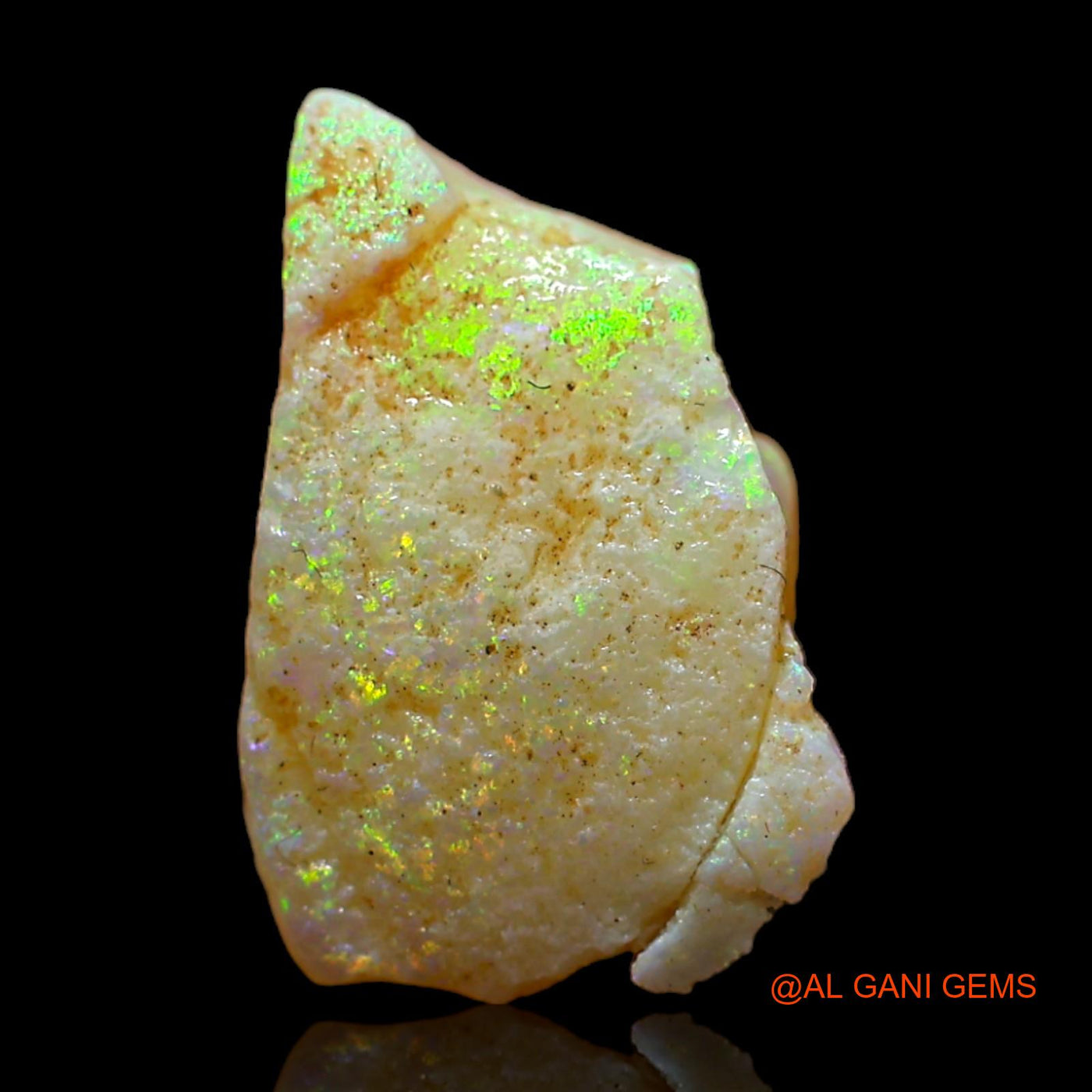 4.00 Cts Natural Australian Fire Opal Loose Gemstone Fancy Rough 13x9x5 mm RC-180