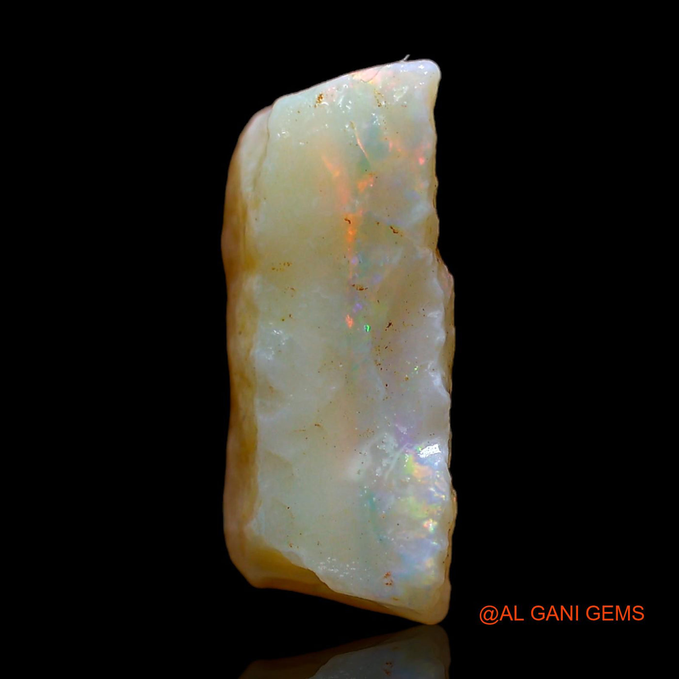 4.00 Cts Unheated Australian Fire Opal Loose Gemstone Fancy Rough Natural 16x9x5 mm RC-182