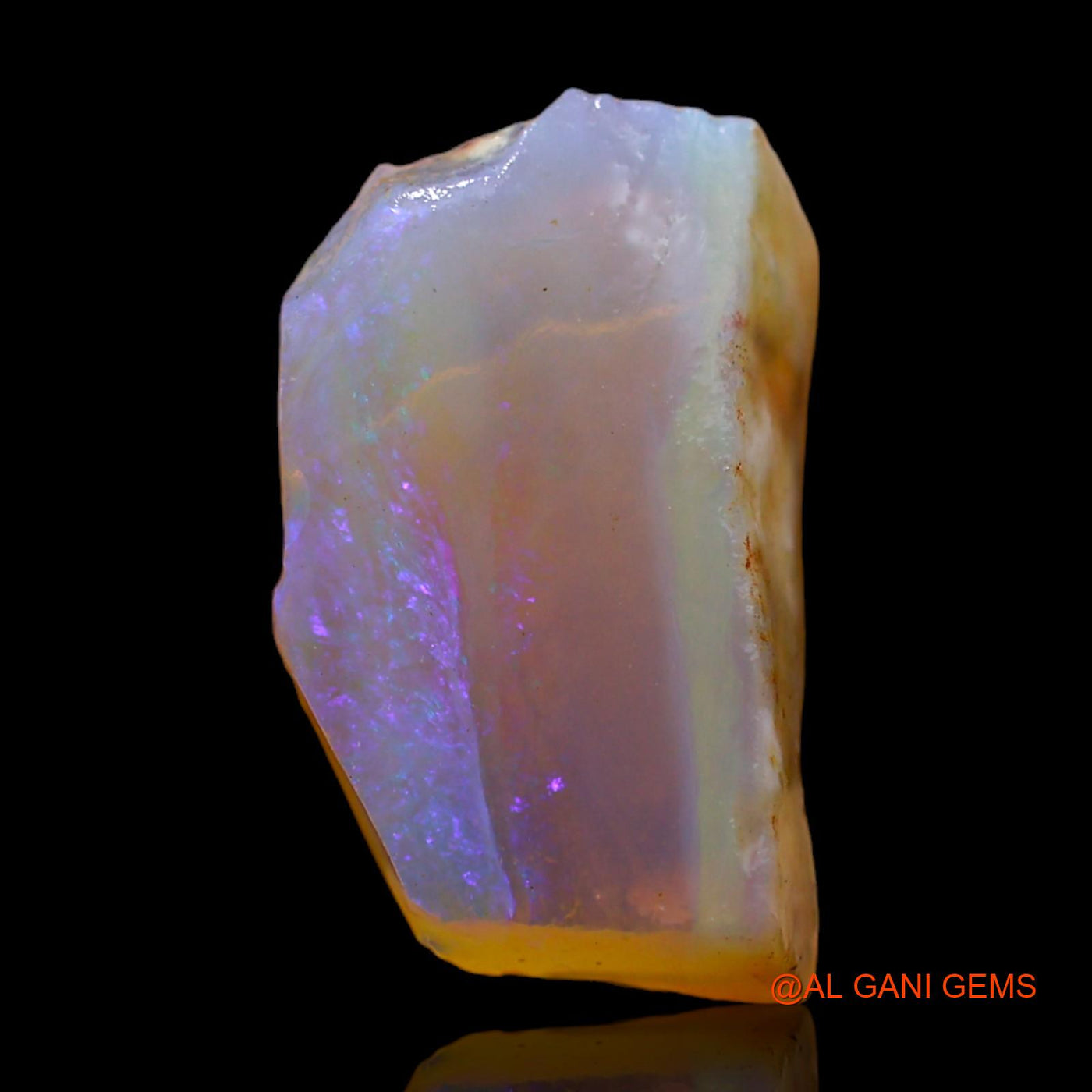 6.00 Cts Natural Australian Fire Opal Loose Gemstone Fancy Rough 14x9x5 mm RC-183