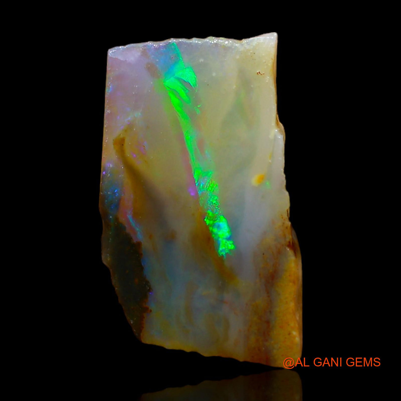 5.00 Cts Unheated Australian Fire Opal Loose Gemstone Fancy Rough Natural 16x9x3 mm RC-184