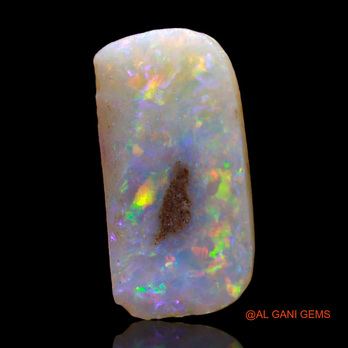 Natural Fire Opal Gemstone 2.00 Cts Loose Fancy Rough From Australia 16x8x2 mm RC-186