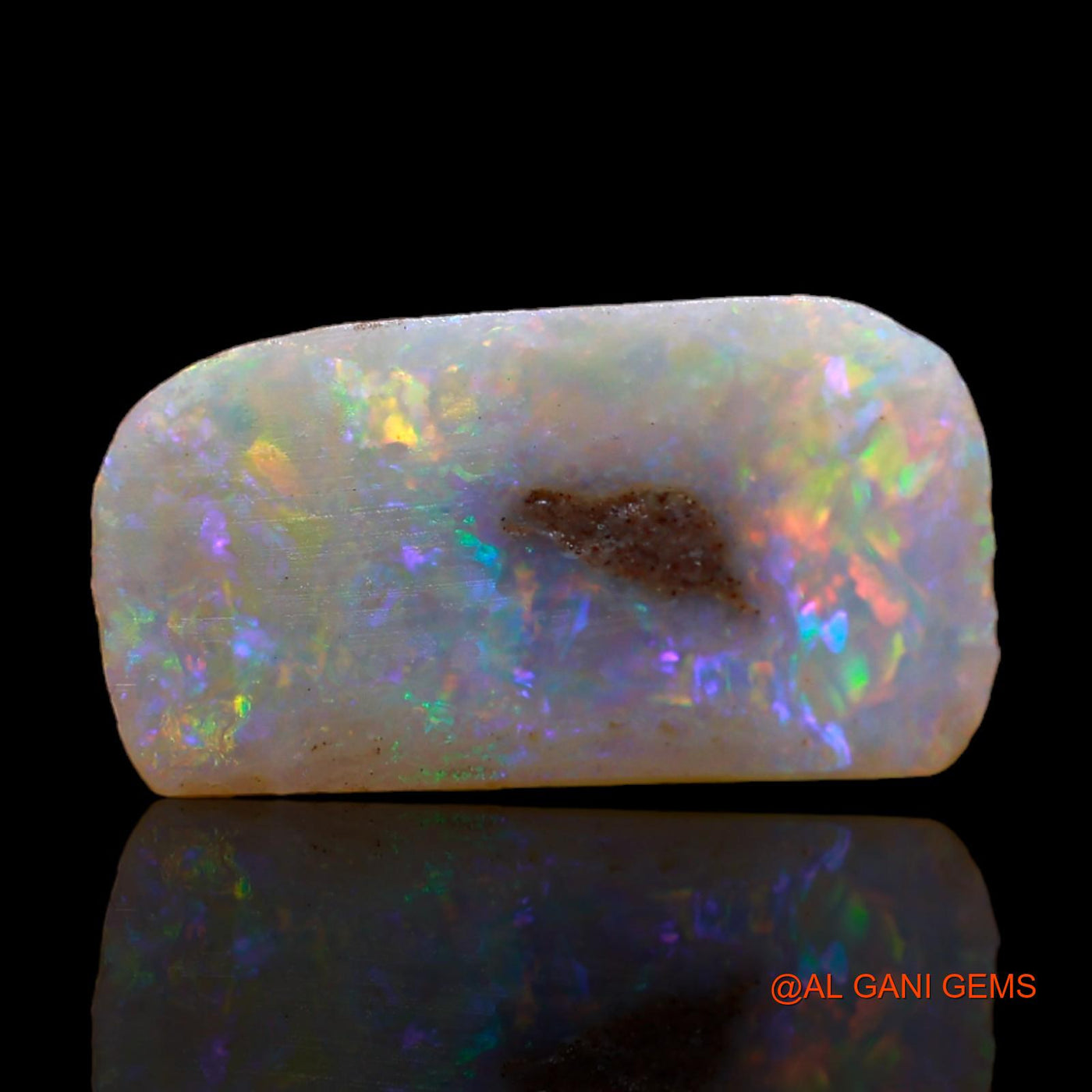 Natural Fire Opal Gemstone 2.00 Cts Loose Fancy Rough From Australia 16x8x2 mm RC-186