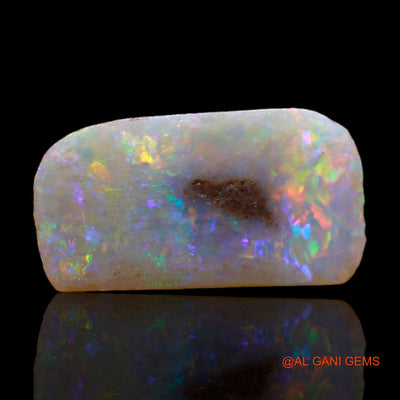 Natural Fire Opal Gemstone 2.00 Cts Loose Fancy Rough From Australia 16x8x2 mm RC-186