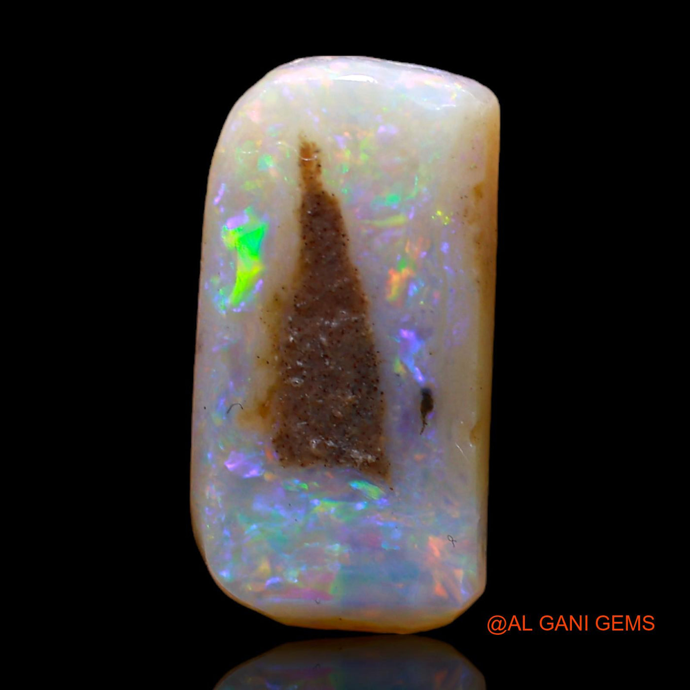 Natural Fire Opal Gemstone 2.00 Cts Loose Fancy Rough From Australia 16x8x2 mm RC-186