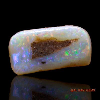 Natural Fire Opal Gemstone 2.00 Cts Loose Fancy Rough From Australia 16x8x2 mm RC-186