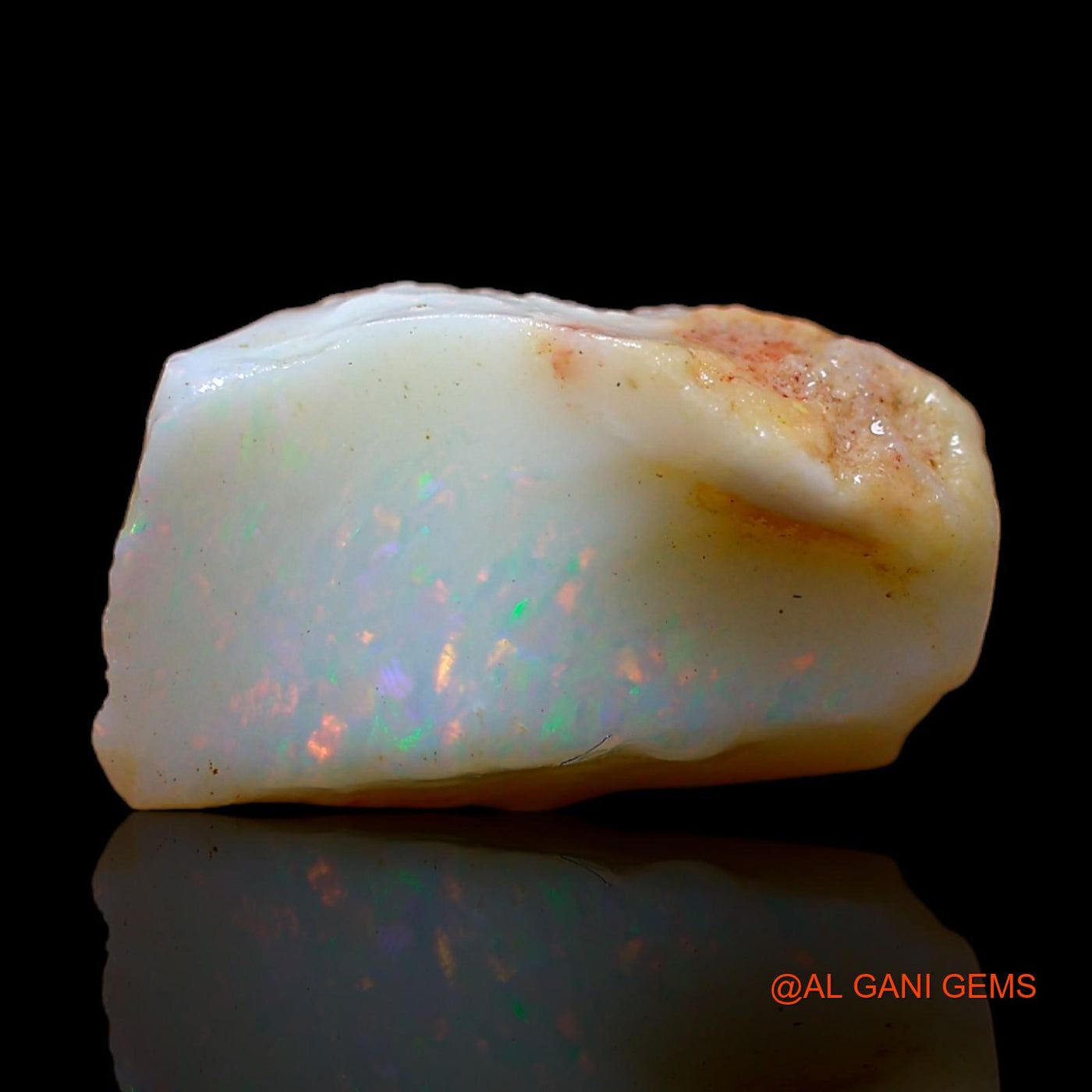 7.00 Cts Natural Australian Fire Opal Loose Gemstone Fancy Rough 15x10x8 mm RC-188