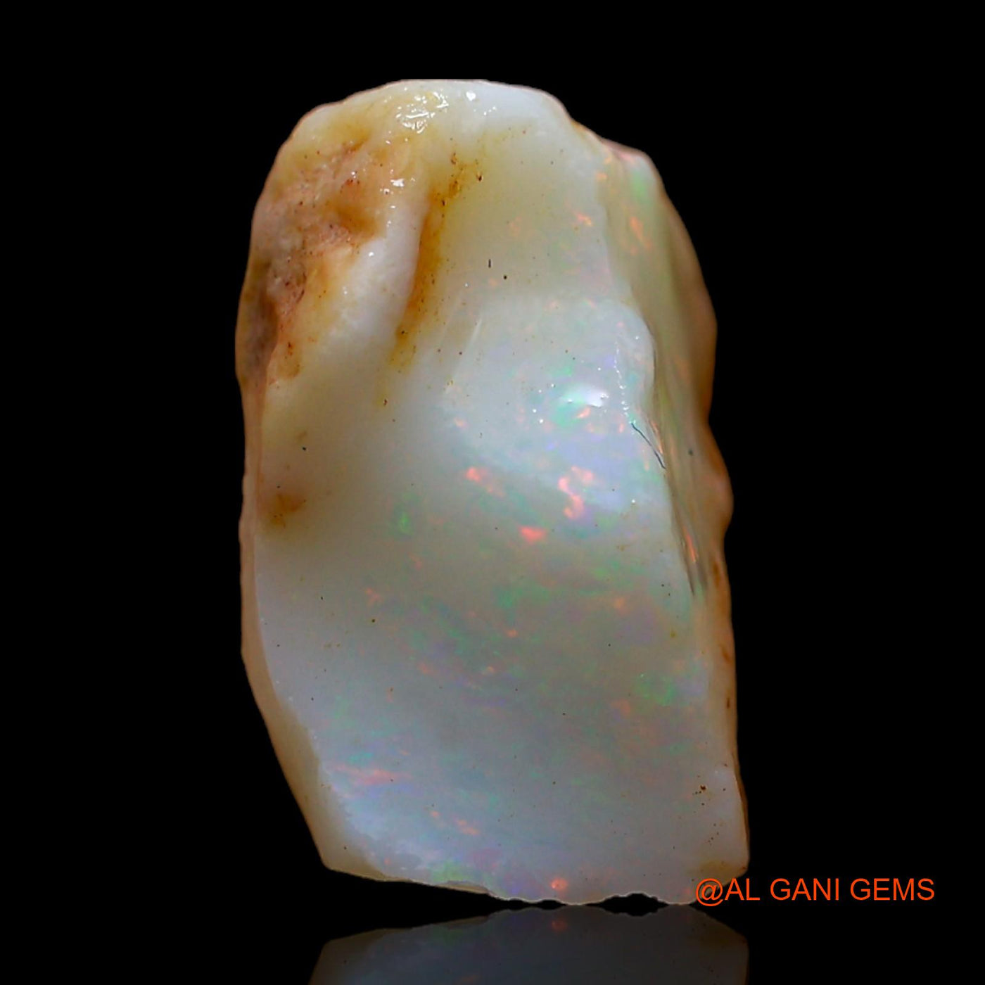 7.00 Cts Natural Australian Fire Opal Loose Gemstone Fancy Rough 15x10x8 mm RC-188