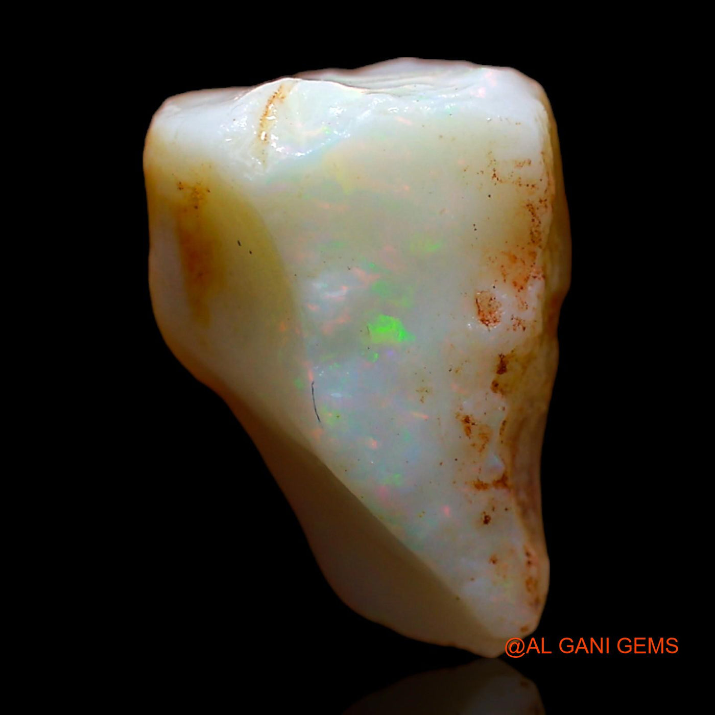 7.00 Cts Natural Australian Fire Opal Loose Gemstone Fancy Rough 15x10x8 mm RC-188
