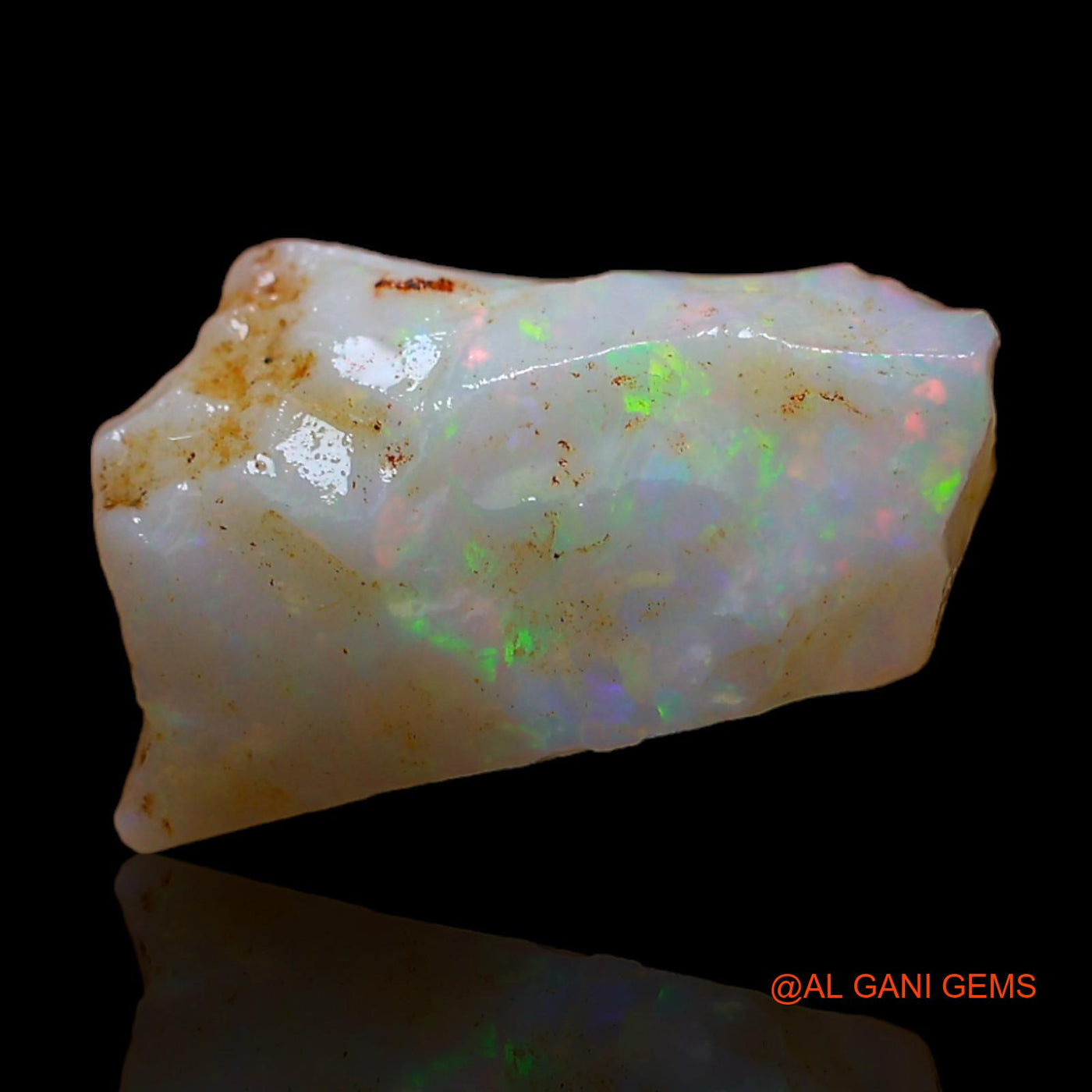 5.00 Cts Natural Australian Fire Opal Loose Gemstone Fancy Rough 15x8x8 mm RC-189