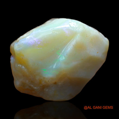 Natural Untreated Fire Opal Loose Gemstone Fancy Rough From Australia 43.00 Cts 28x22x14 mm RC-18