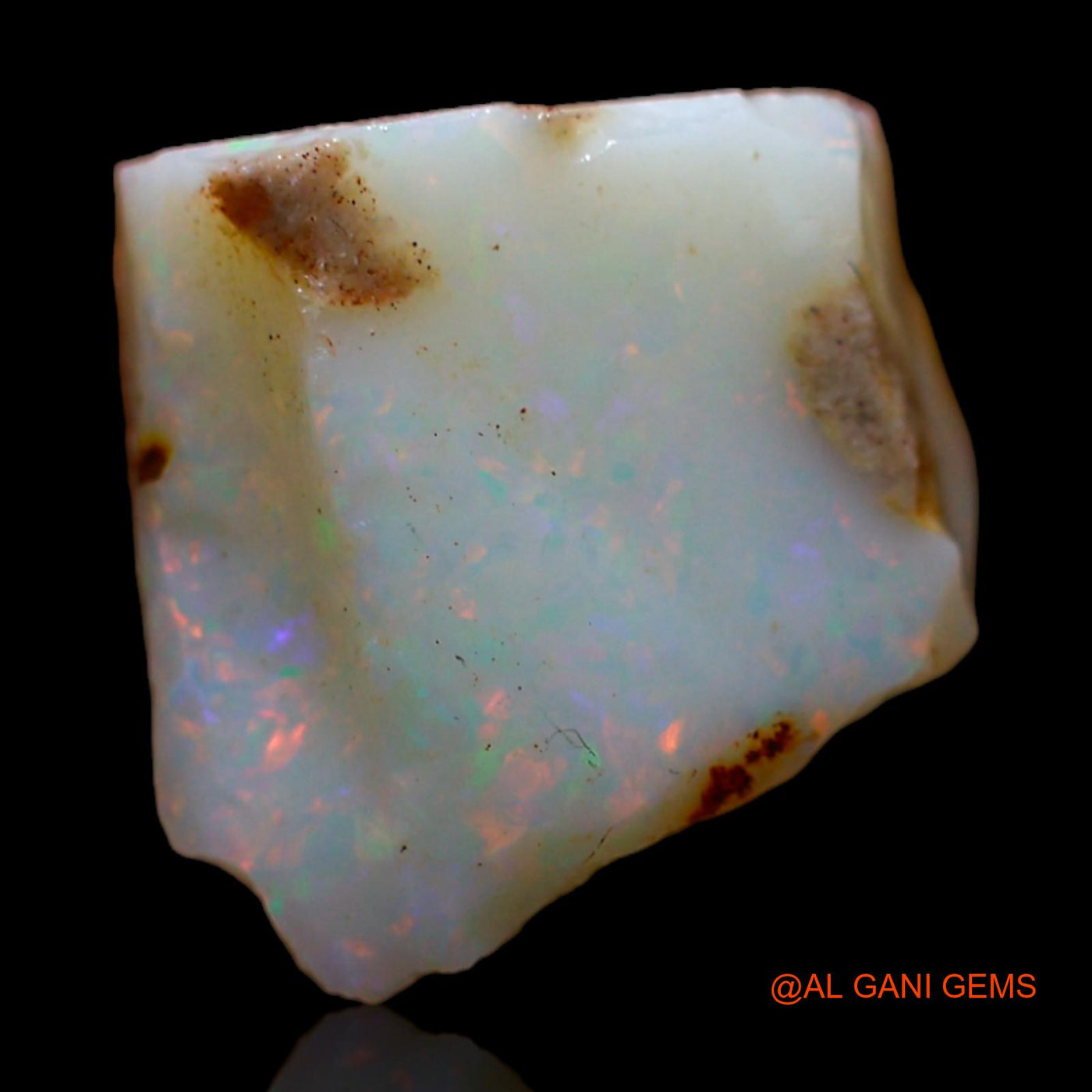 6.00 Cts Natural Australian Fire Opal Loose Gemstone Fancy Rough 13x12x6 mm RC-190