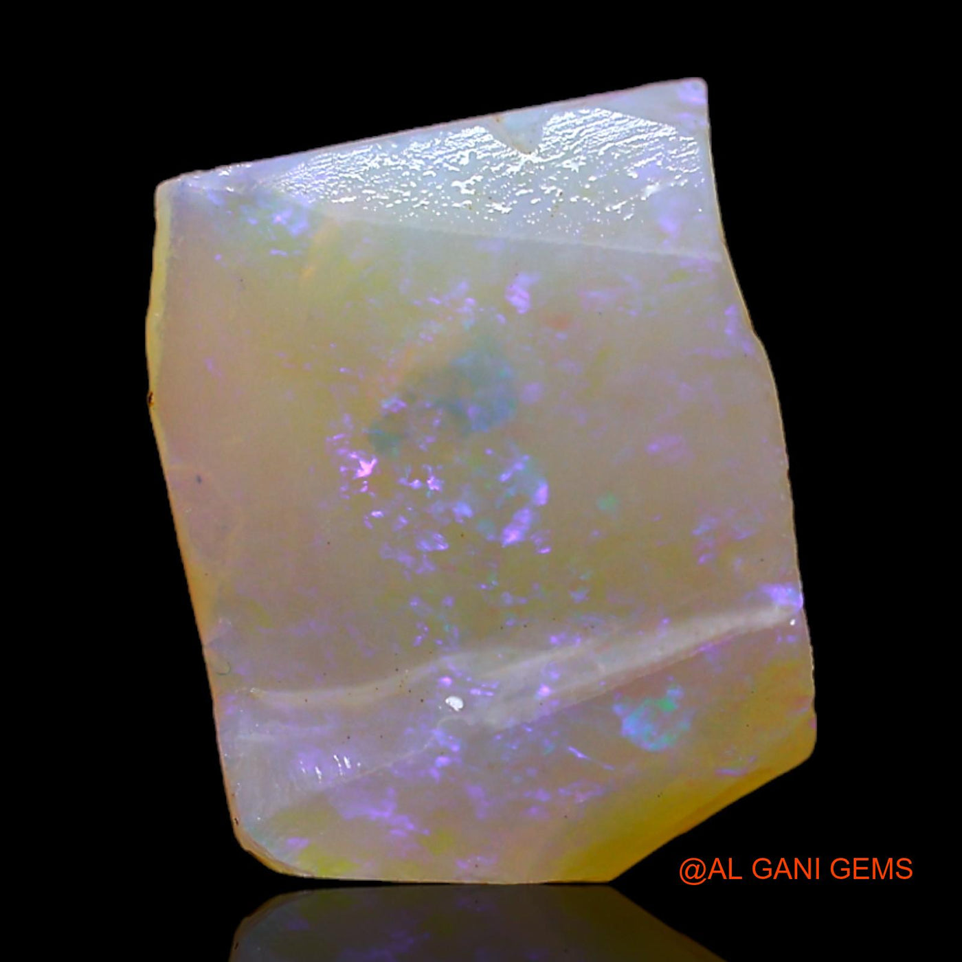 5.00 Cts Natural Australian Fire Opal Loose Gemstone Fancy Rough 12x10x7 mm RC-191