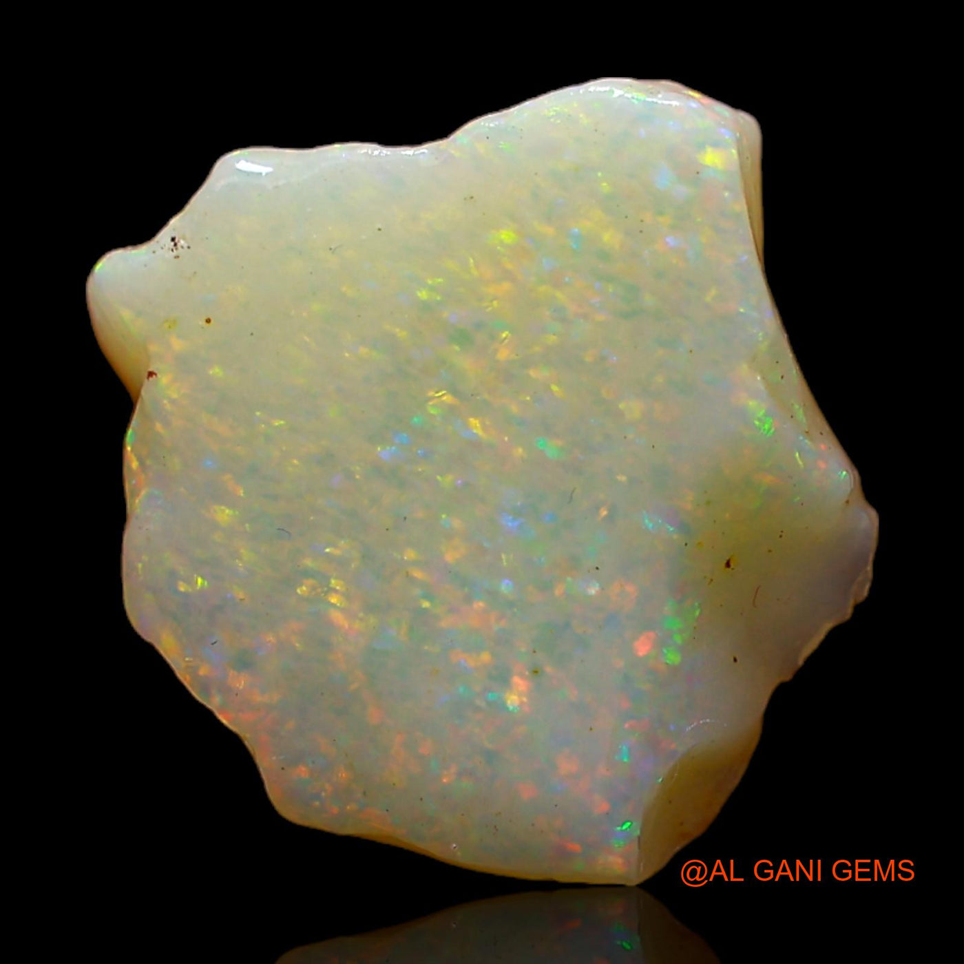 4.00 Cts Natural Australian Fire Opal Loose Gemstone Fancy Rough 13x13x3 mm RC-192