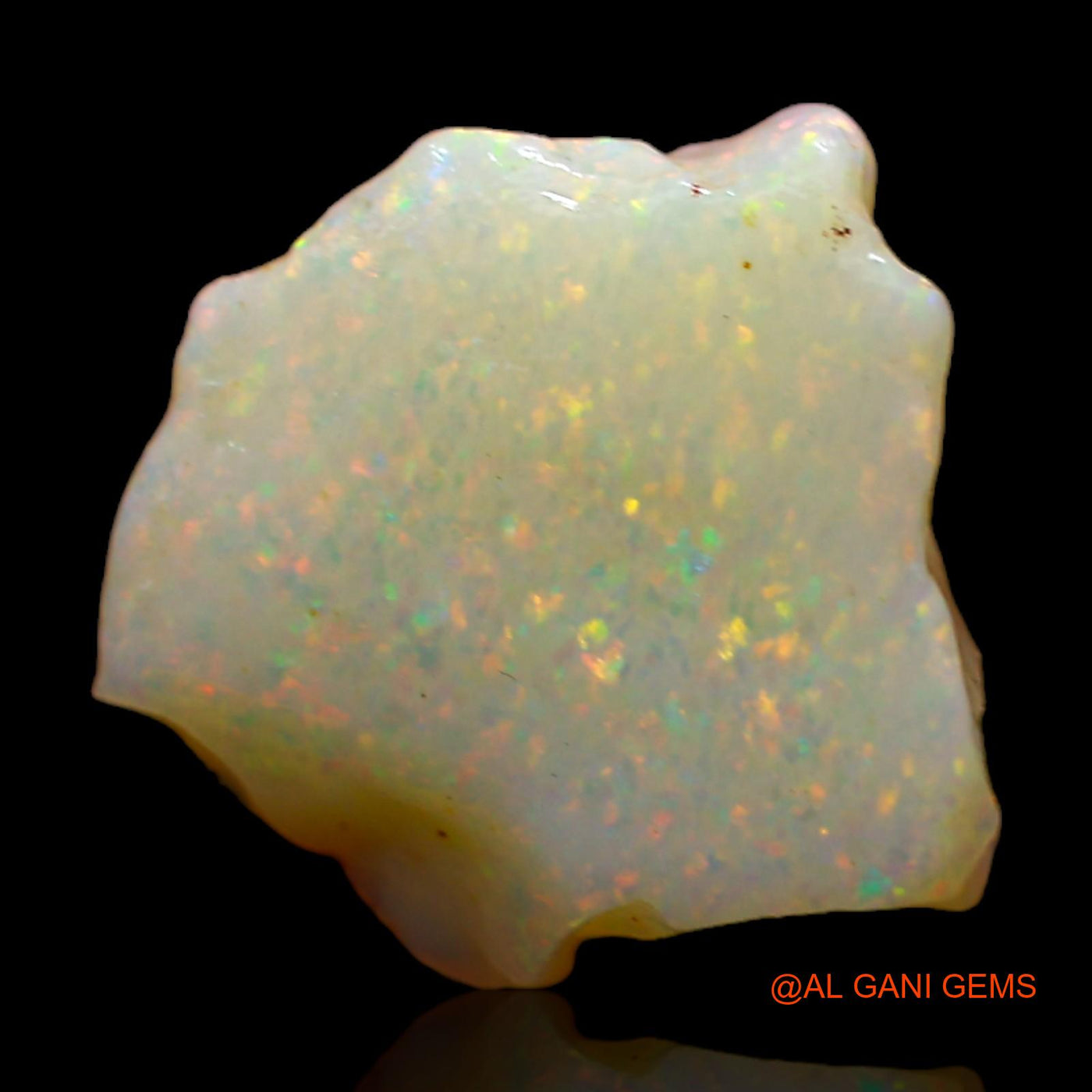 4.00 Cts Natural Australian Fire Opal Loose Gemstone Fancy Rough 13x13x3 mm RC-192