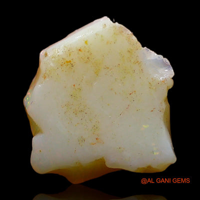 4.00 Cts Natural Australian Fire Opal Loose Gemstone Fancy Rough 13x13x3 mm RC-192