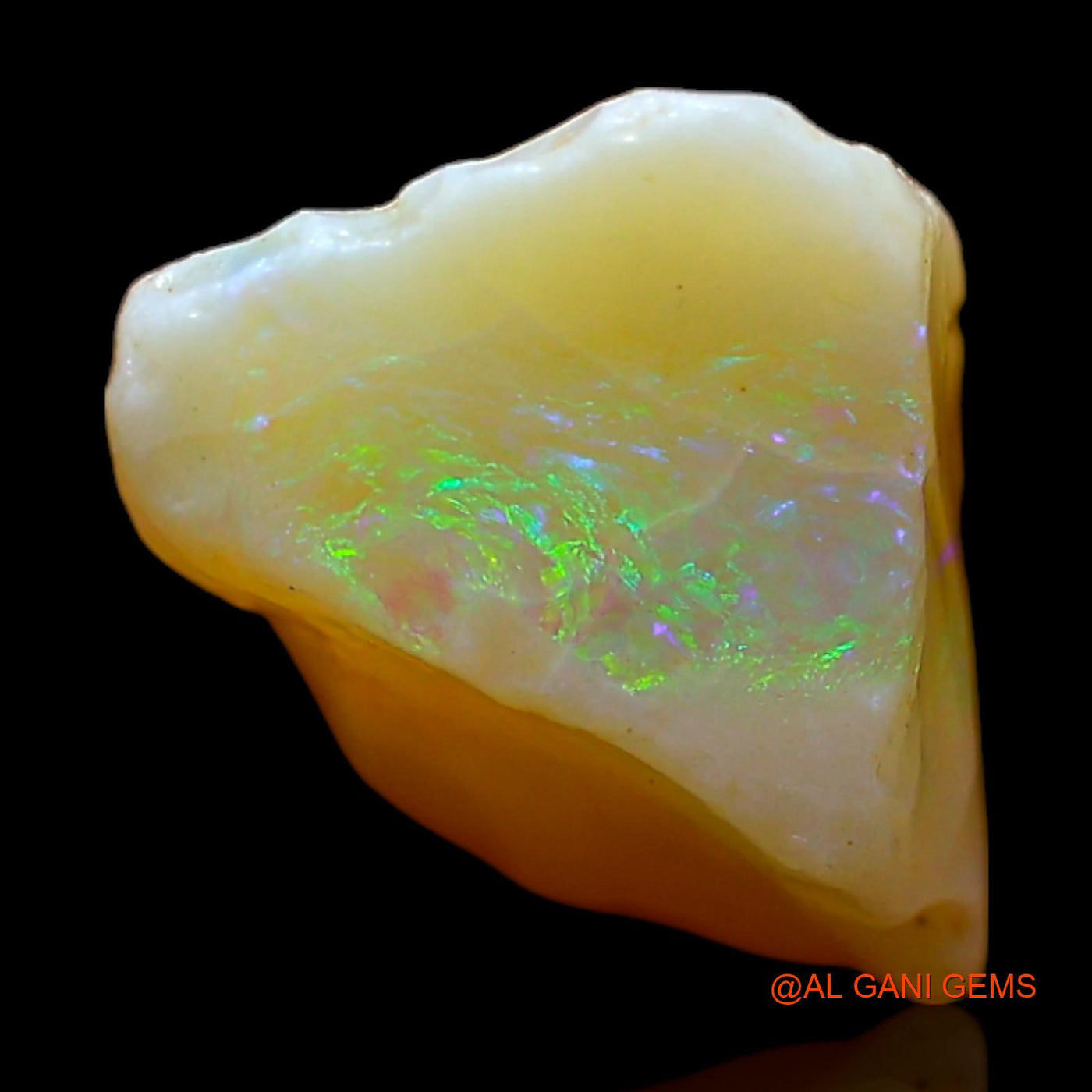 5.00 Cts Natural Australian Fire Opal Loose Gemstone Fancy Rough 14x9x8 mm RC-193