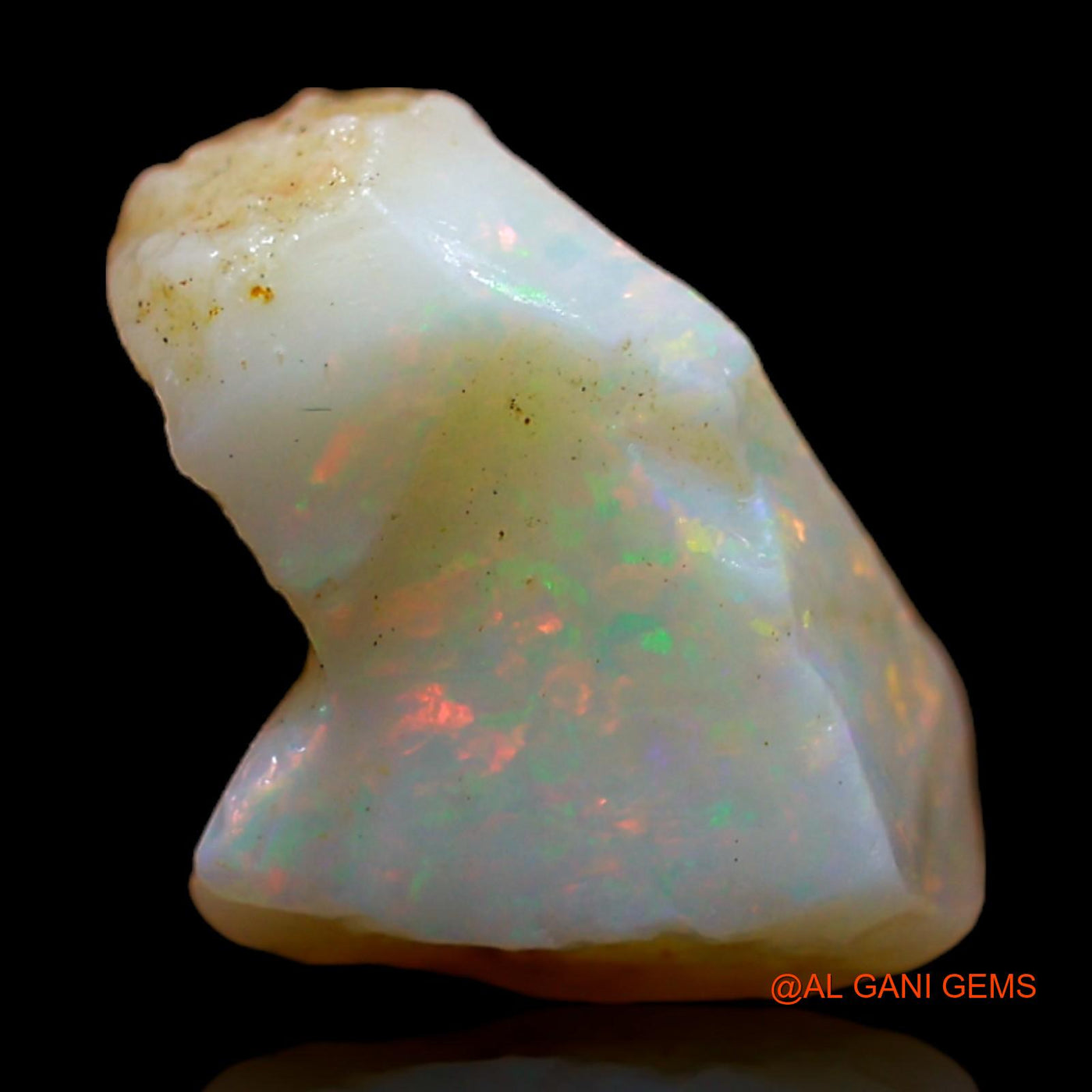 Natural Fire Opal Gemstone 5.00 Cts Loose Fancy Rough From Australia 12x8x9 mm RC-195
