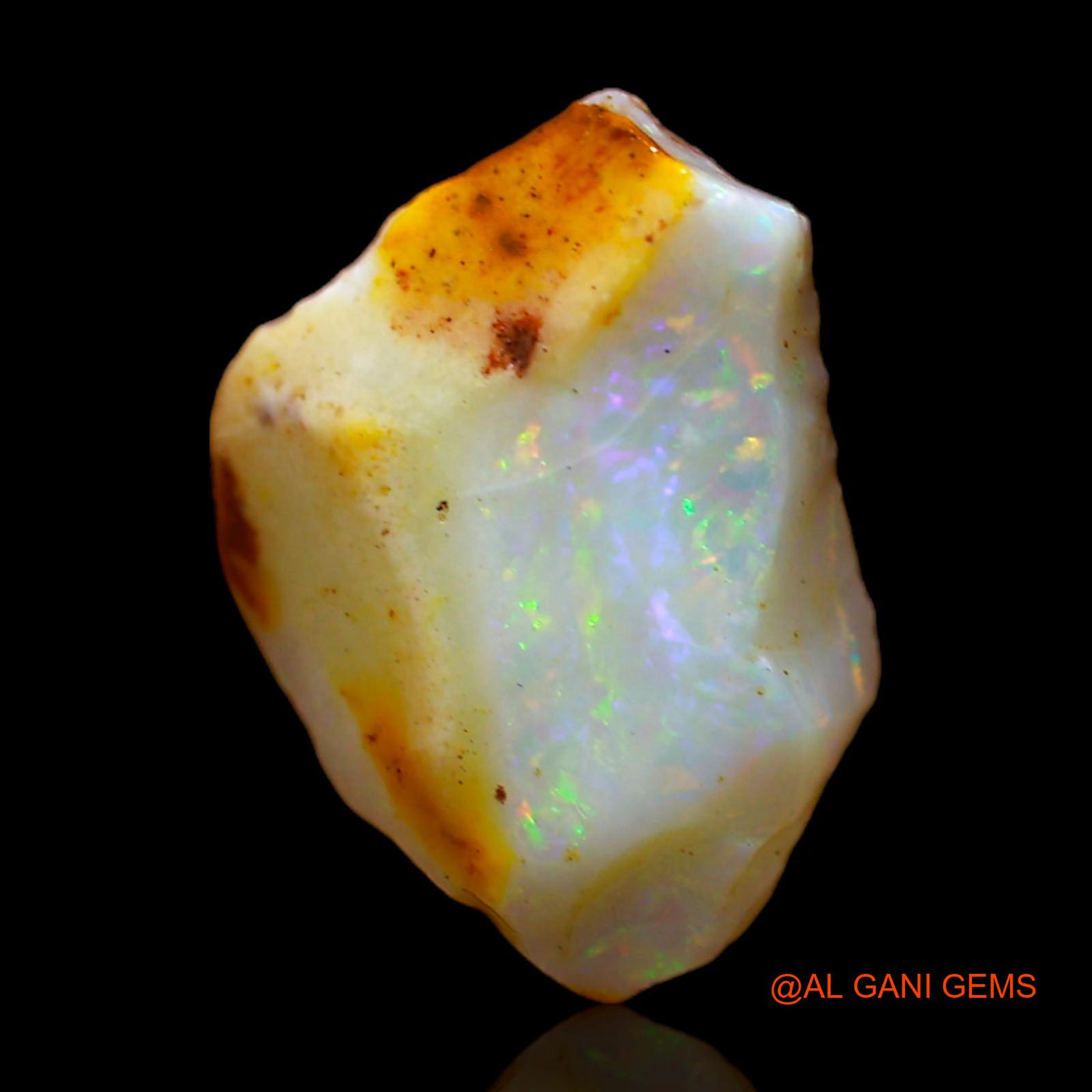 5.00 Cts Unheated Australian Fire Opal Loose Gemstone Fancy Rough Natural 13x10x7 mm RC-197