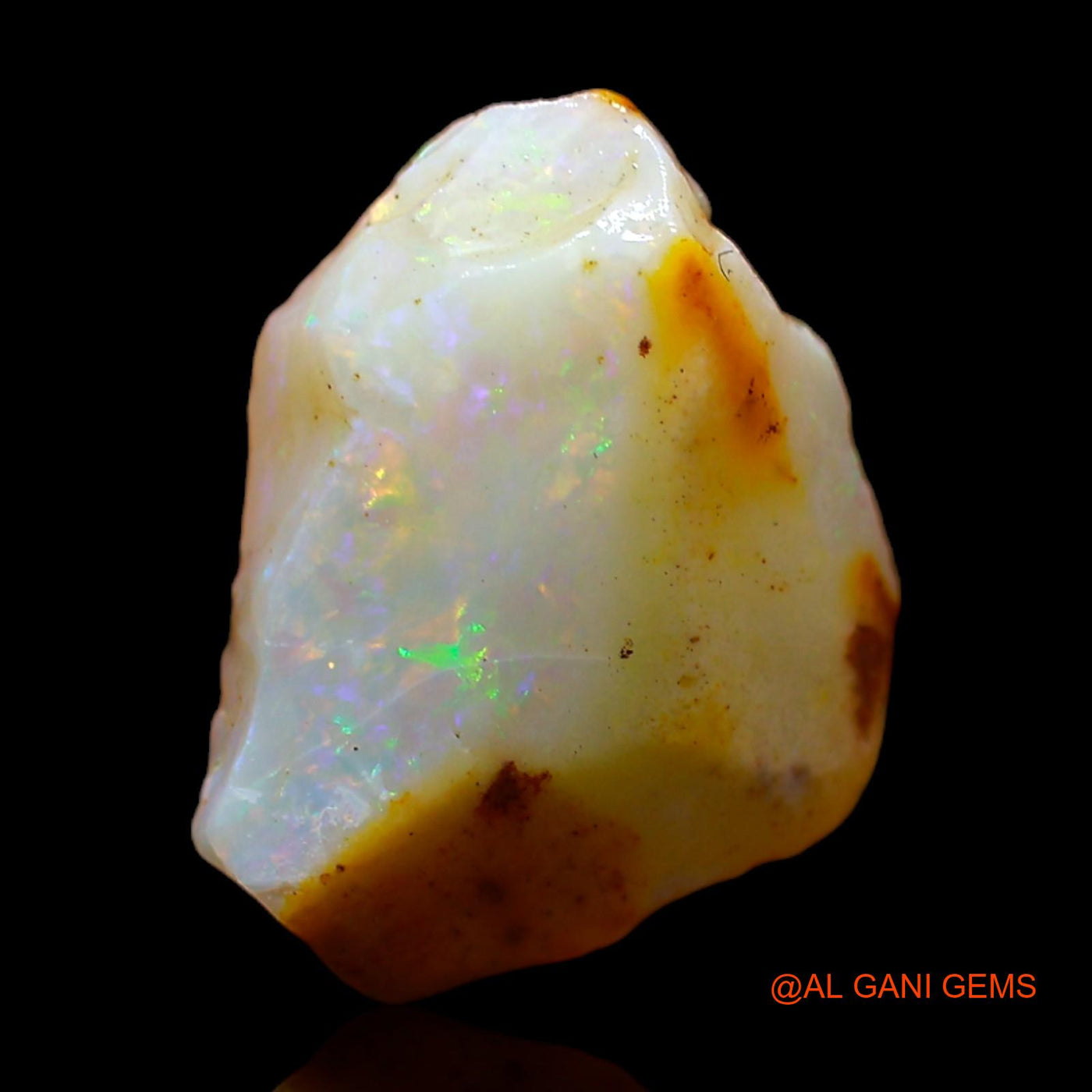 5.00 Cts Unheated Australian Fire Opal Loose Gemstone Fancy Rough Natural 13x10x7 mm RC-197