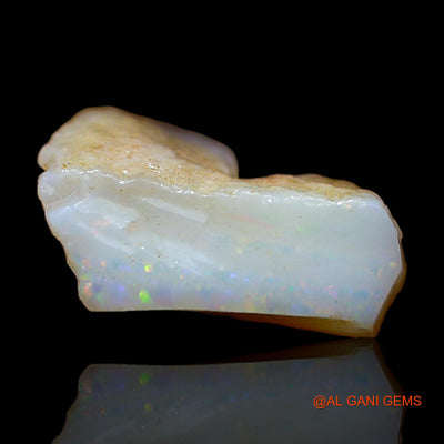 Natural Fire Opal Gemstone 5.00 Cts Loose Fancy Rough From Australia 14x11x6 mm RC-199