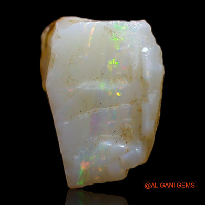 Natural Fire Opal Gemstone 5.00 Cts Loose Fancy Rough From Australia 14x11x6 mm RC-199