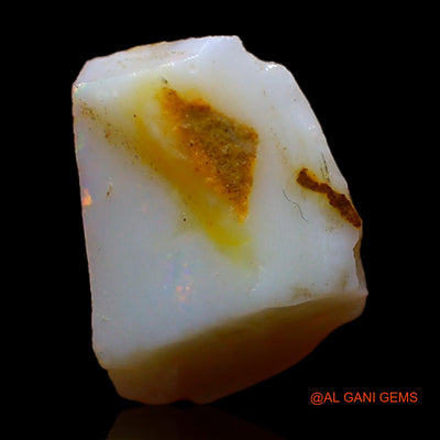 Natural Fire Opal Gemstone 5.00 Cts Loose Fancy Rough From Australia 14x11x6 mm RC-199
