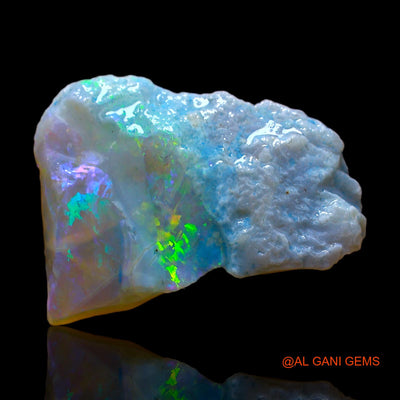 Natural Untreated Fire Opal Loose Gemstone Fancy Rough From Australia 5.00 Cts 18x13x3 mm RC-203
